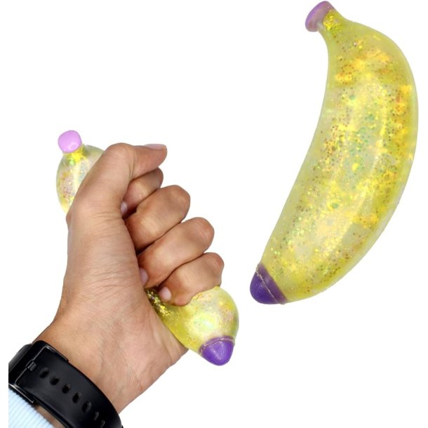 Sugar Squeeze Glitter Banana 13 cm