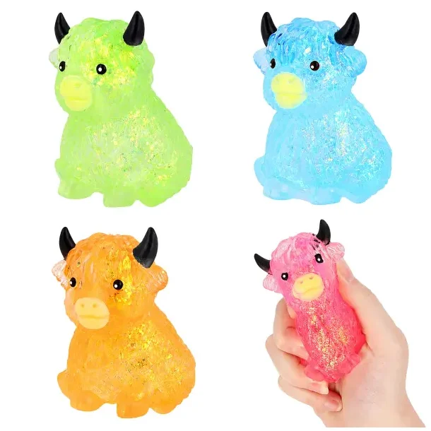 Sugar Squeeze Highland Ko � Glimmer Squeeze Toy 9 cm