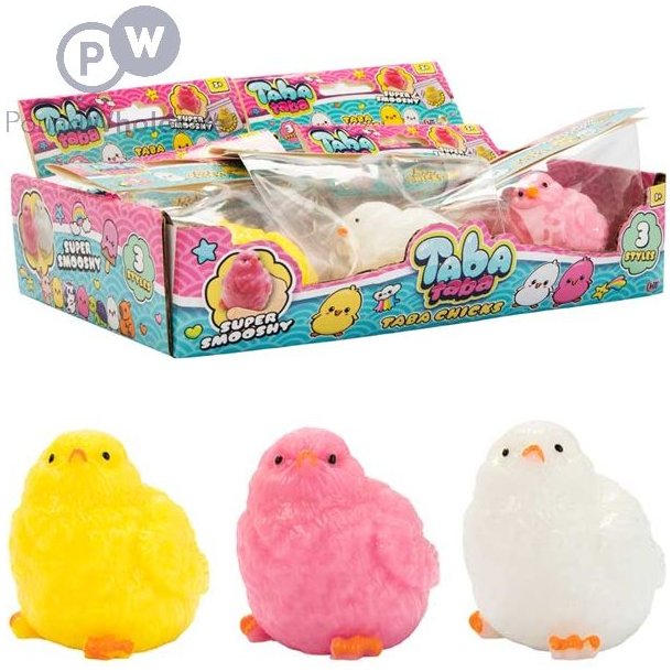 Taba Chicks Assorted � Super Smooshy Kylling Taba Squishy