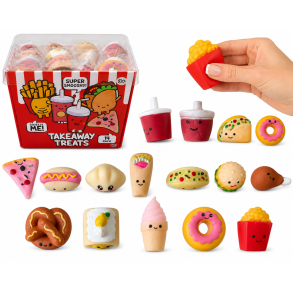 Takeaway Treats � Fast Food Squishy Buddies � 14 stk. Mystery Box