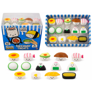 Takeaway Treats � Sushi Squishy Buddies � 14 stk. Mystery Box