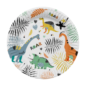 Tallerkener Dino Fest - 8 Stk. 23cm