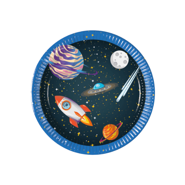 Tallerkener Rum Raket -8stk(20cm)