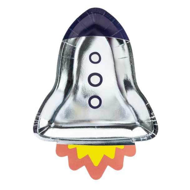 Tallerkener Space Party (21,5 X 29,5 Cm.) 6 Stk