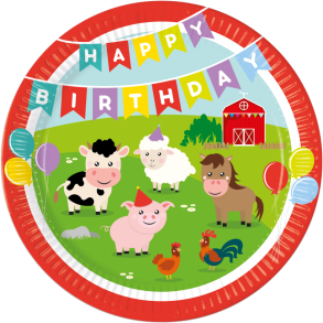 Tallerkner Bondegrds Fest 23cm - 8stk.