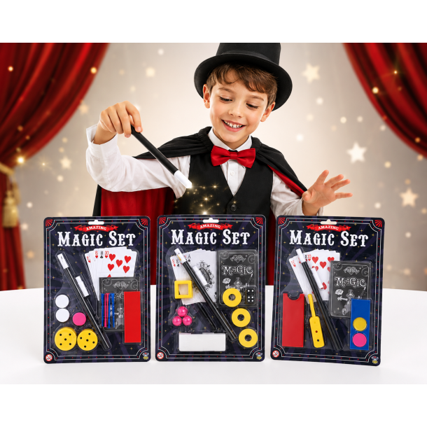 Trylles�t til B�rn � Magic Set med Sjove Trylletricks