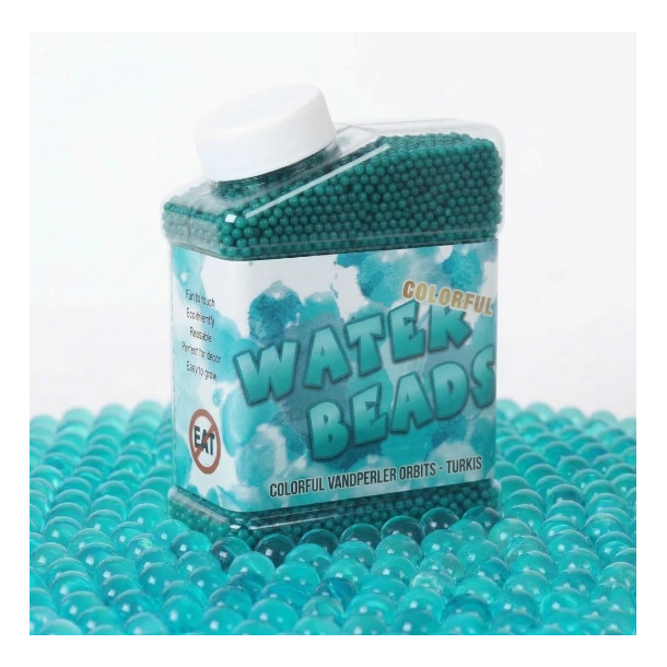 Vandperler / Orbits � Turkis Gr�n � ca. 30.000 stk. (1,5 mm / 110 g)