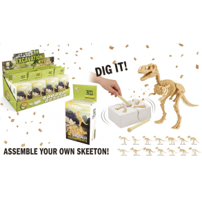 Udgravningsst Dinosaur dig it kit