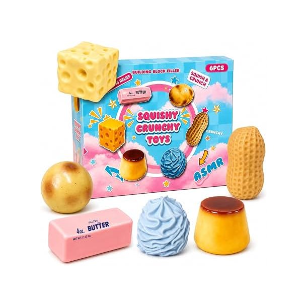 Ultimate Vaseline &amp; Crunch Fidget Box � 6 stk. Stressbolde