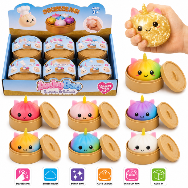 Unicorn Dumpling 8,5 cm � Find den Gyldne
