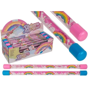 Unicorn Magic Wand 31 cm � Tryllestav med Glitter & Flydende Effekt