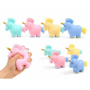 Unicorn Pastel Stressbold med Skumfyld � Ultra Bl�d Enhj�rning