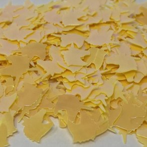 Unicorn Hoved Palietter Gul