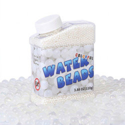 Vandperler / Orbits - Hvid ca. 30.000 Stk. / 1,5 mm. / 110 g.