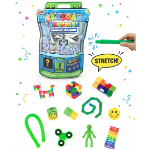 Vending machine mystery bag blue