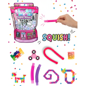 Vending machine mystery bag pink