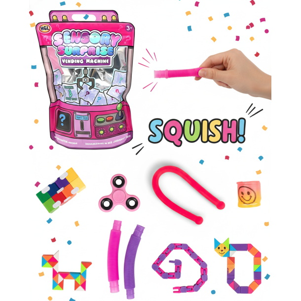 Vending machine mystery bag pink