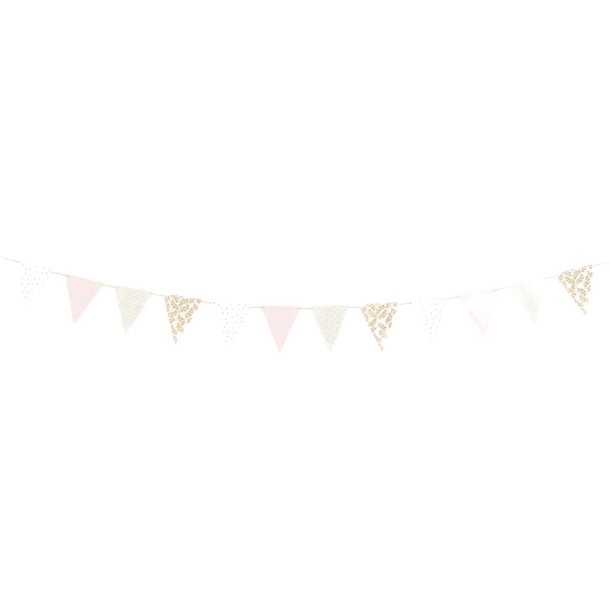 Vimpel Guirlande Guldm�nstret 2,1 Meter