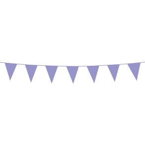 Vimpel Guirlande Lyslilla 10x15 Cm 3 Meter