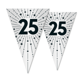 Vimpelbanner 10 meter  2030 cm, Slvbrullup 25 r