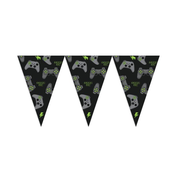 Vimpelbanner 10 meter  Gaming (2030 cm, 2-sidet print)