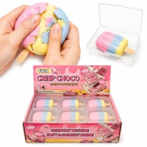 Wax Cracking Squishy Is � Crispy Choco med Putty/Slime