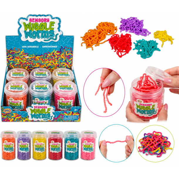 Wiggle Worms � Farverige Sensoriske Orme