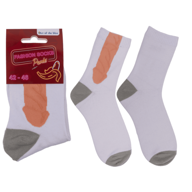 Willy -sokker – Hvide Fashion Socks (Str. 42–46)