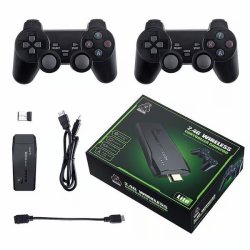 Wireless 2 Gamepad HDMI 4K TV Game Stick � 64GB Retro Spilkonsol