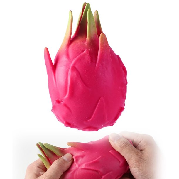 XXL Dragefrugt Squishy 19 cm � med Marshmallow-fyld