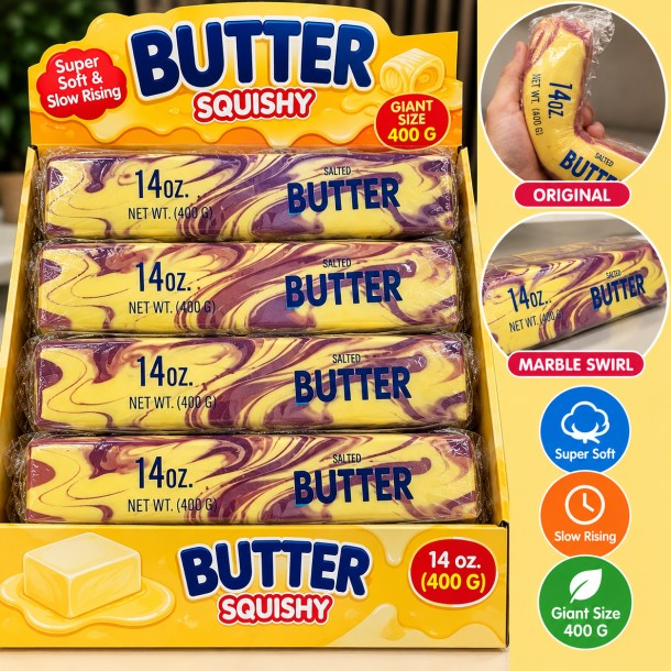 XXL Marble Butter Squishy 23 cm � Marmor Slow Rising 400 g