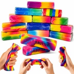 XXL Rainbow Butter Squishy 23 cm � Slow Rising 400 g