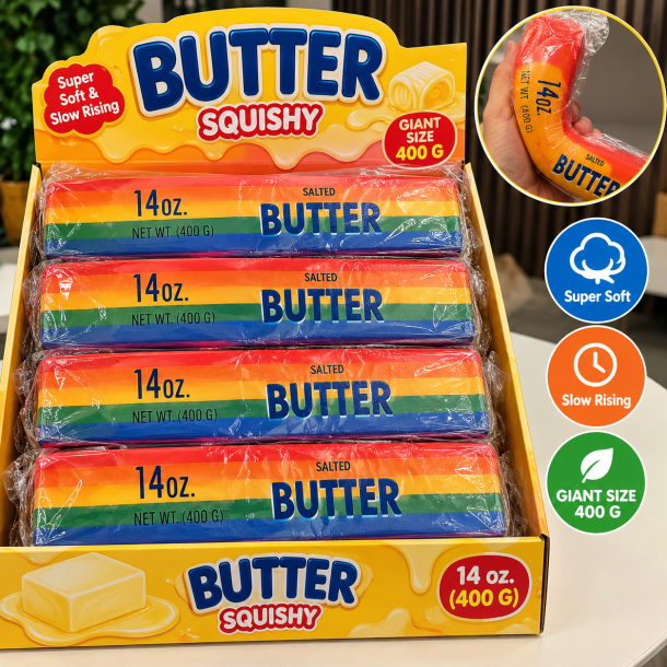 XXL Rainbow Butter Squishy 23 cm � Slow Rising 400 g