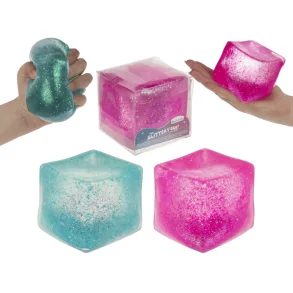 XXL Sugar Glitter Cube Stressbold 570 g Assorteret Produktbeskrivelse