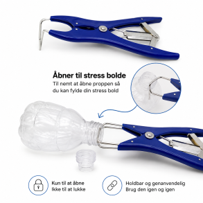 Tang til DIY Stressbolde � G�r Det Nemt at �bne Proppen