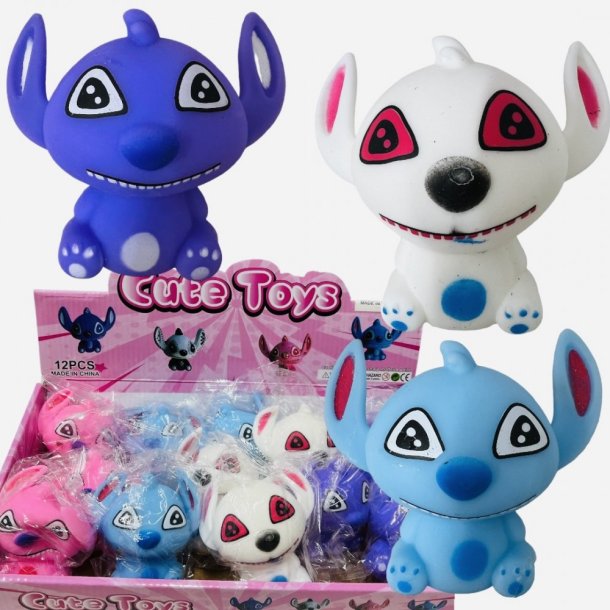 Lilo &amp; Stitch Style Stressbold Fidget Toy (Assorterede Farver)