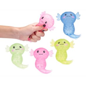 Axolotl Squishy -med vandperler