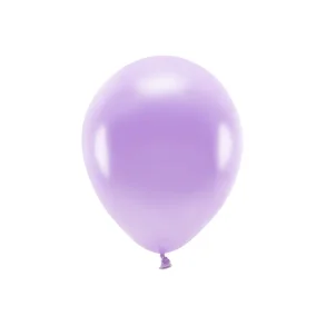 ECO balloner, 30 cm, Metallic lavender 10 stk