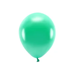 ECO balloner, 30 cm, Metallic Grn 10 stk