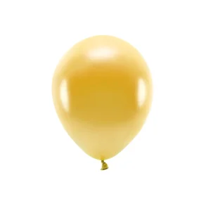 ECO balloner, 30 cm, Metallic Guld 10 stk