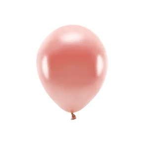 ECO balloner, 30 cm, Metallic rose gold 10 stk