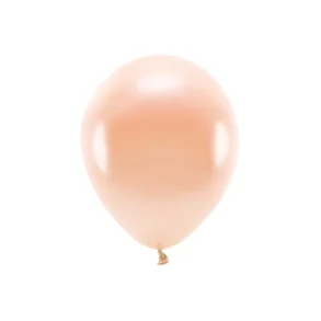 ECO balloner, 30 cm, Metallic peach 10 stk