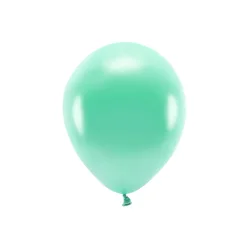 ECO balloner, 30 cm, Metallic dark mint 10 stk