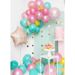 ECO balloner, 30 cm, Metallic dark mint 10 stk