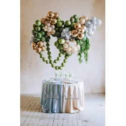ECO balloner, 30 cm, Pastel olive green 10 stk