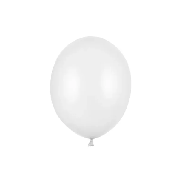 Professionelle Balloner, 30 cm, Metallic Hvid 10 stk