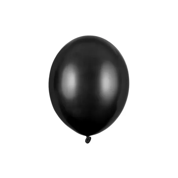 Professionelle Balloner, 30 cm, Metallic Sort 10 stk