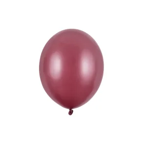 Professionelle Balloner, 30 cm, Metallic Bordeaux 10 stk