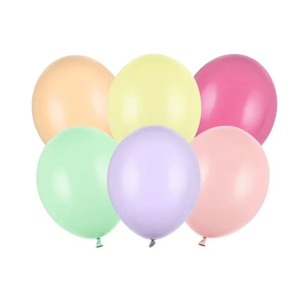 Professionelle Balloner, 30 cm, Pastel Mix 10 stk
