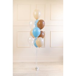Latex Ballonst, Mix af Bl Farver 30 cm. 10 stk
